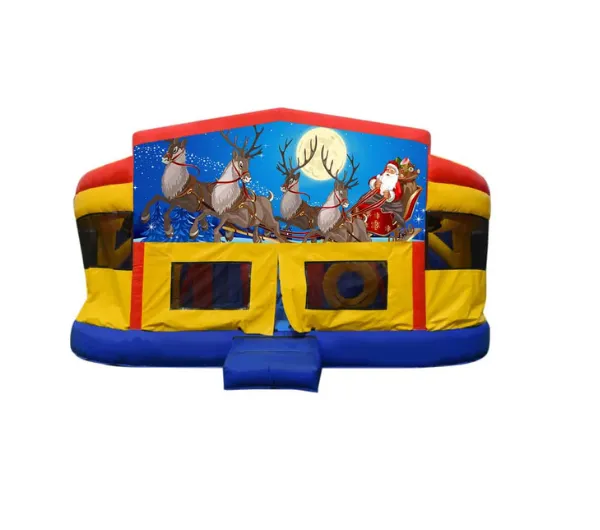 Christmas #3 Double Super Drop Combo Jumping Castle