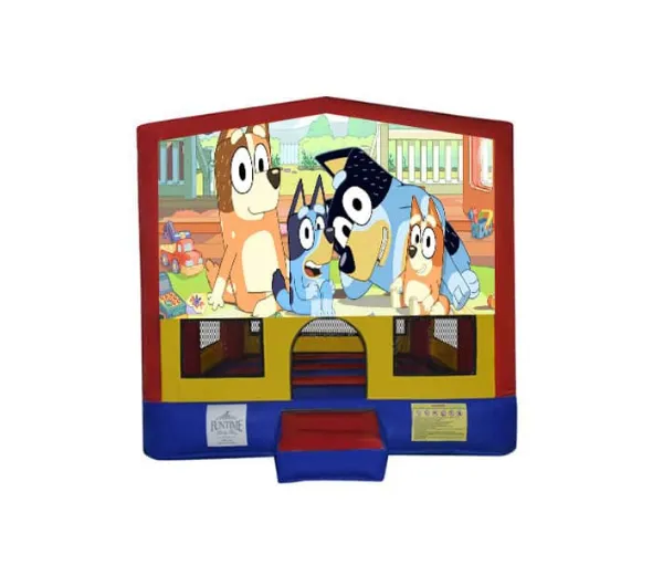 Bluey Small Square Jumping Castle