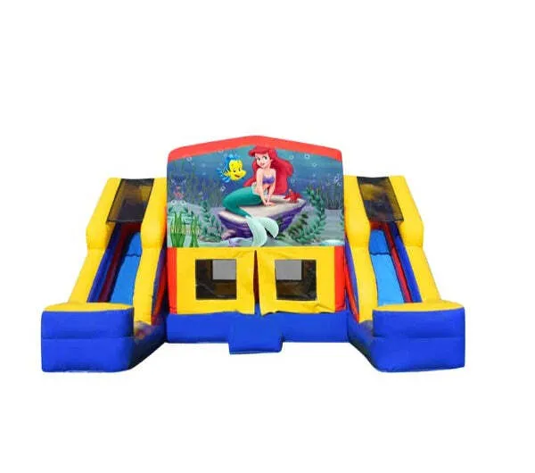 Little Mermaid Double Mega Combo Jumping Castle