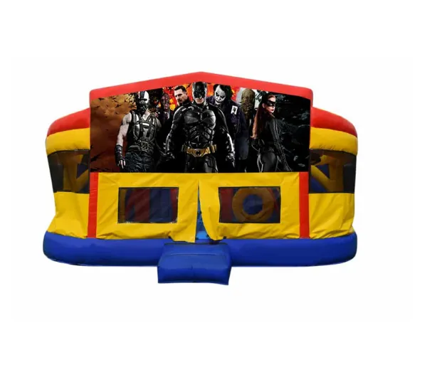 Batman Double Super Drop Combo Jumping Castle