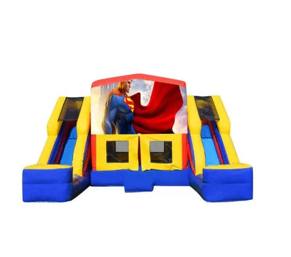 Superman Double Mega Combo Jumping Castle