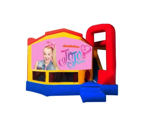 Jojo Siwa Medium Internal Slide Jumping Castle