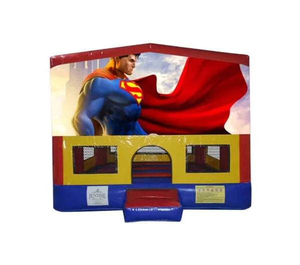 Superman Small Square Jumping Castle