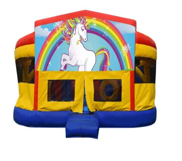 Unicorn Double Super Drop Combo Jumping Castle