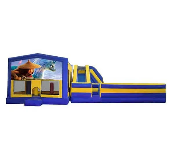 Raya And The Last Dragon Obstacle Mega Combo Jumping Castle