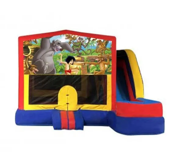 Jungle Book Medium External Slide Jumping Castle