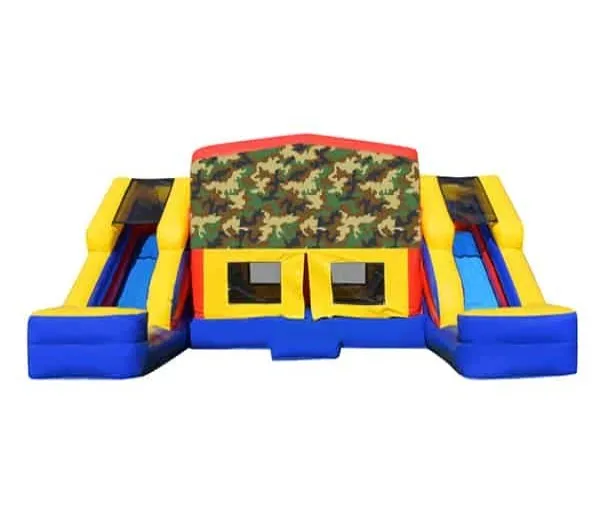 Army - Camouflage Double Mega Combo Jumping Castle