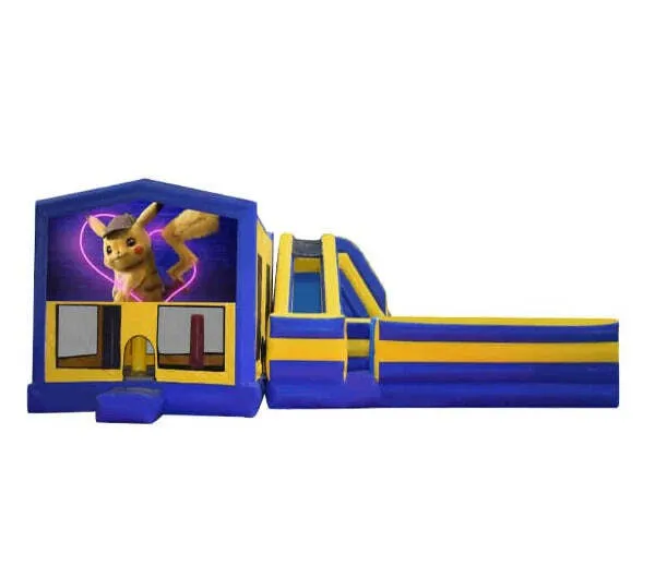 Detective Pikachu Obstacle Mega Combo Jumping Castle