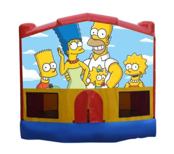 The Simpsons Small Combo Jumping Castle