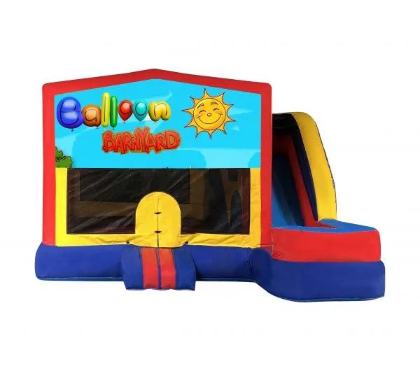 Balloon Barnyard Medium External Slide Jumping Castle
