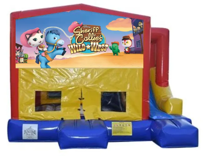 Sheriff Callies Small External Slide Jumping Castle