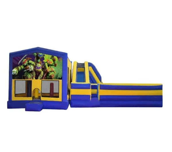 Ninja Turtles #2 Obstacle Mega Combo Jumping Castle