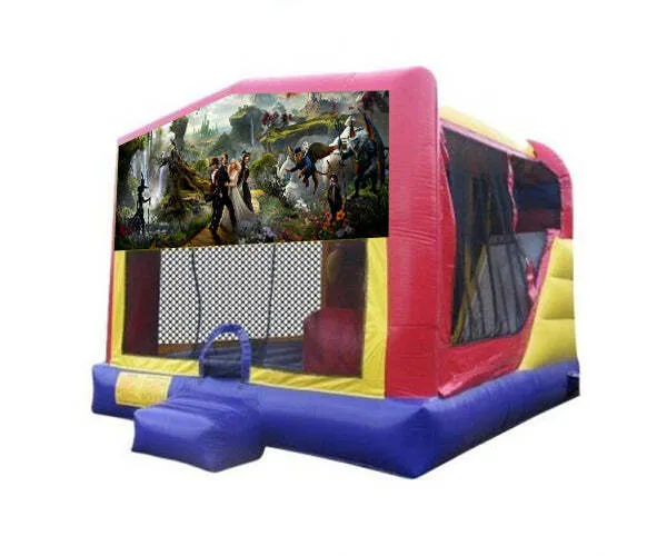 Alice in Wonderland #2 Extra Large Combo Jumping Castle