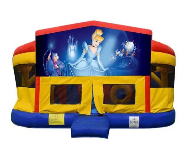 Cinderella Double Super Drop Combo Jumping Castle