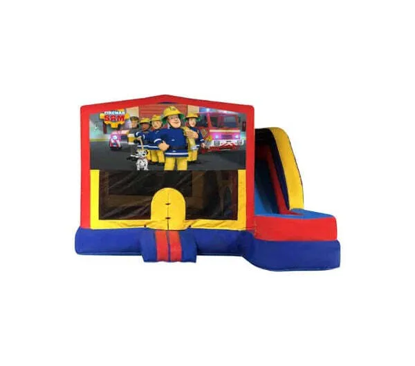 Fireman Sam Medium External Slide Jumping Castle