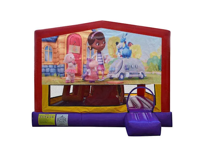 Doc Mcstuffins Extra Large Obstacle Combo Jumping Castle