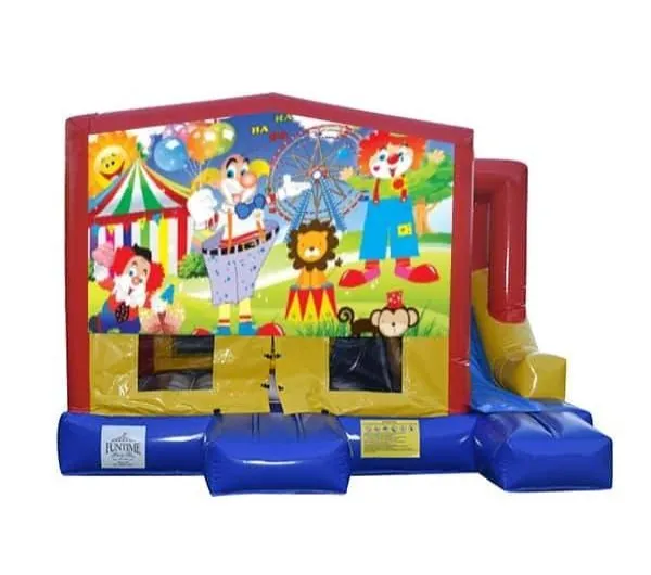 Circus Small External Slide Jumping Castle
