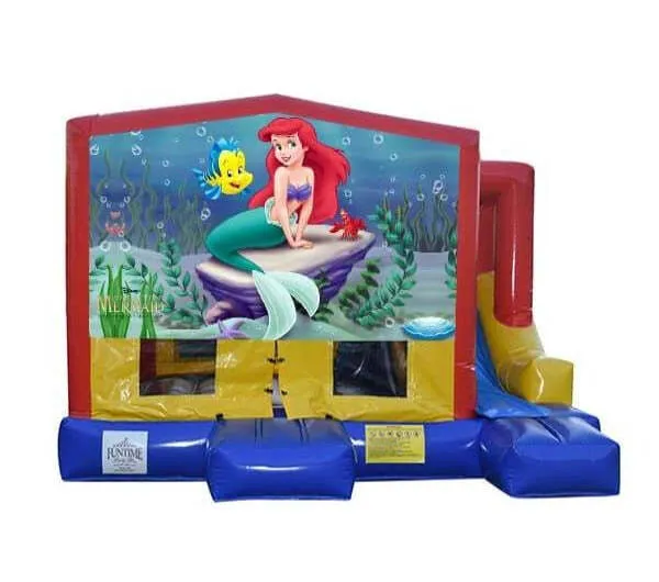 Little Mermaid Small External Slide Jumping Castle