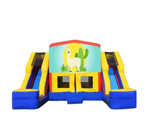 Llamas Double Mega Combo Jumping Castle