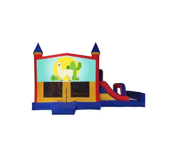 Llamas Mega Combo Jumping Castle