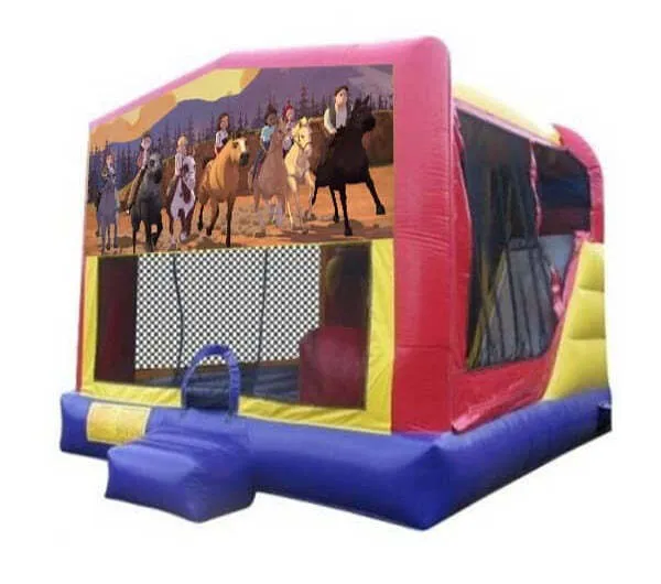 Dreamworks Spirit Extra Large Combo Jumping Castle