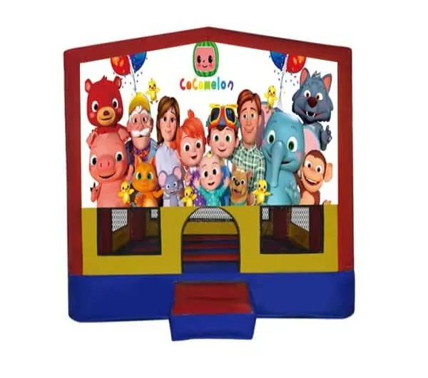 Cocomelon Small Square Jumping Castle