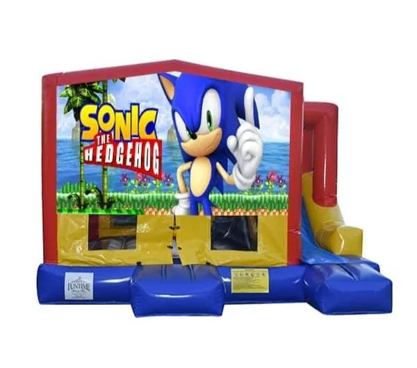 Sonic Small External Slide Jumping Castle