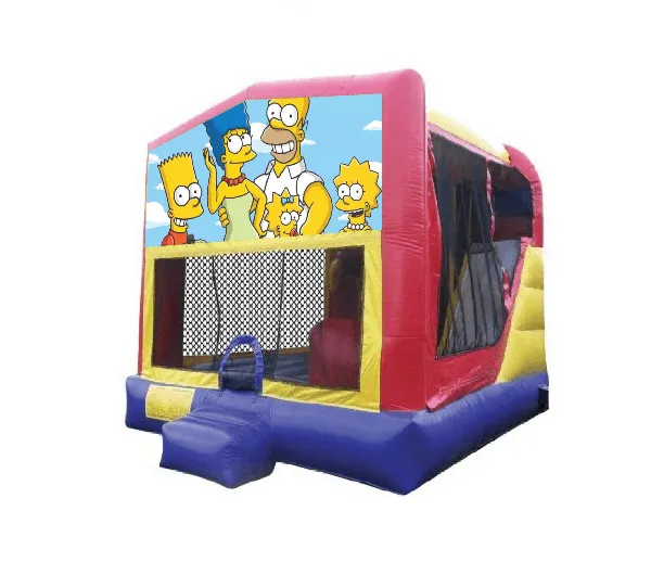 The Simpsons Extra Large Combo Jumping Castle