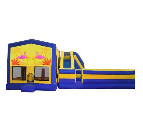 Flamingos Obstacle Mega Combo Jumping Castle