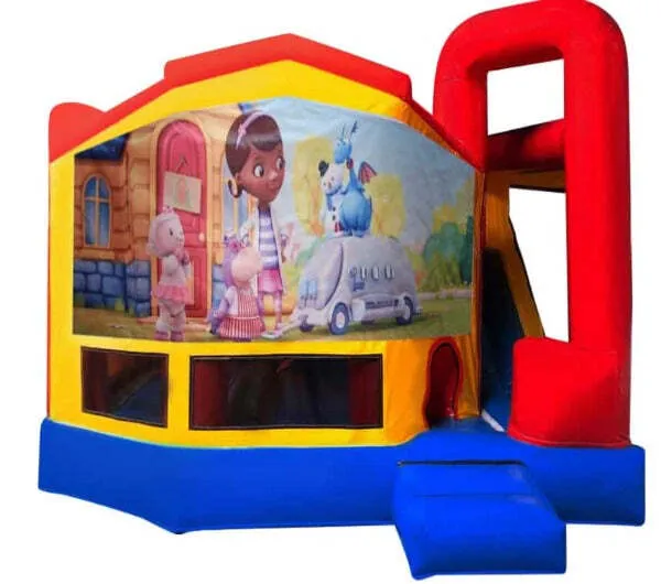 Doc Mcstuffins Medium Internal Slide Jumping Castle
