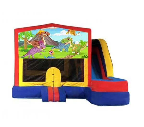 Dinosaur #2 Medium External Slide Jumping Castle