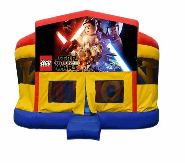 Lego Star Wars Double Super Drop Combo Jumping Castle