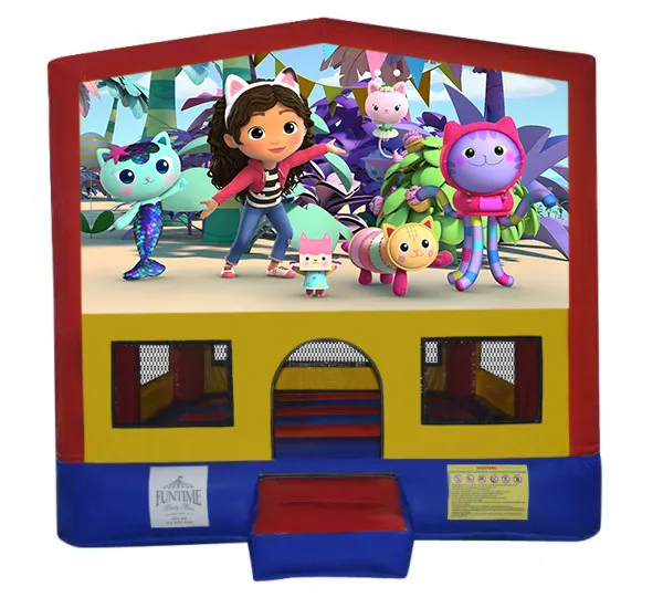 Gabby's Dollhouse Small Square Jumping Castle