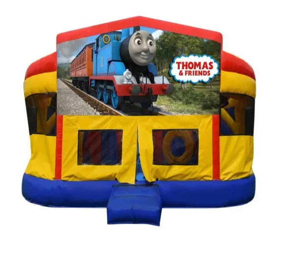 Thomas the Tank Double Super Drop Combo Jumping Castle