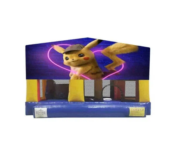 Detective Pikachu Small Slide Jumping Castle