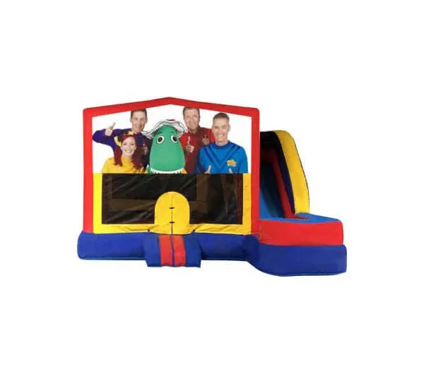 Wiggles Medium External Slide Jumping Castle