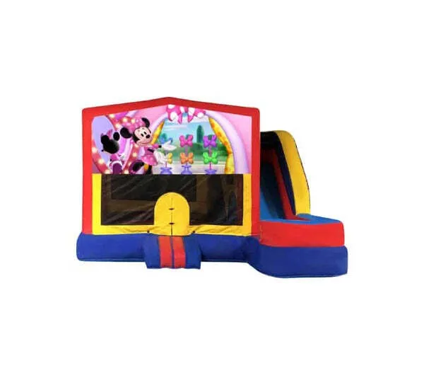 Minnie Mouse Medium External Slide Jumping Castle