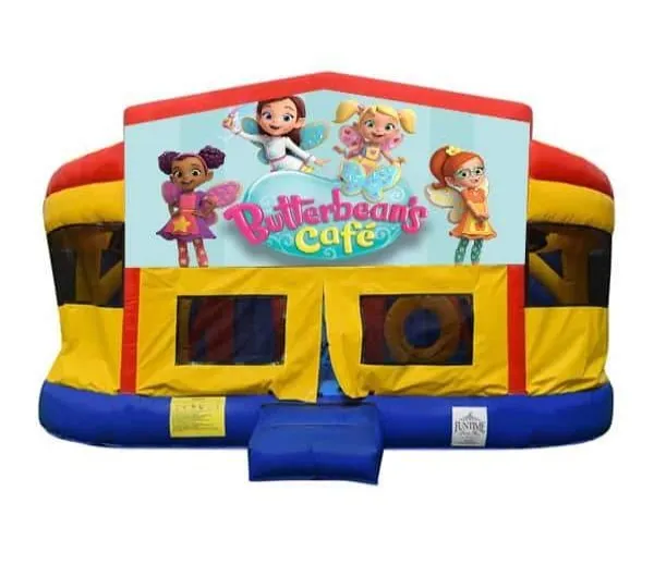Butterbeans Cafe Double Super Drop Combo Jumping Castle