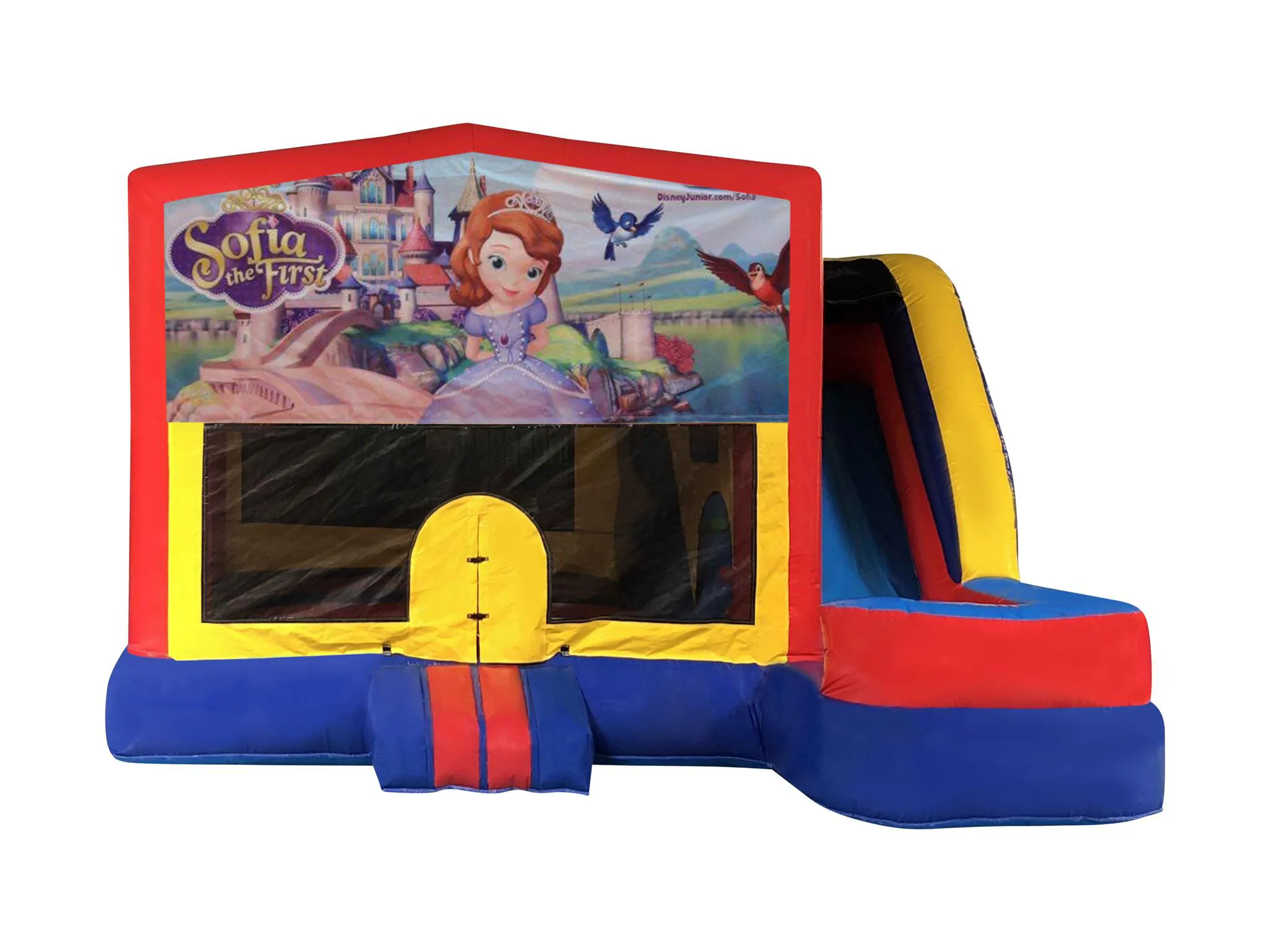 Sofia The First Medium External Slide Jumping Castle
