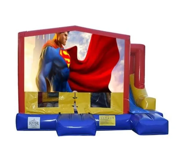 Superman Small External Slide Jumping Castle