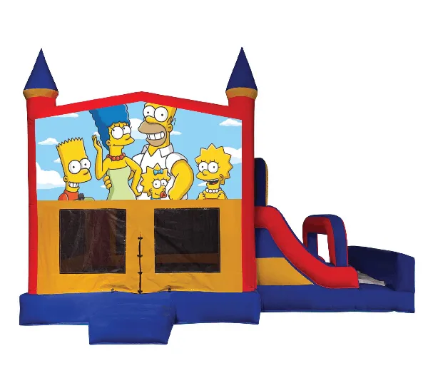 The Simpsons Mega Combo Jumping Castle