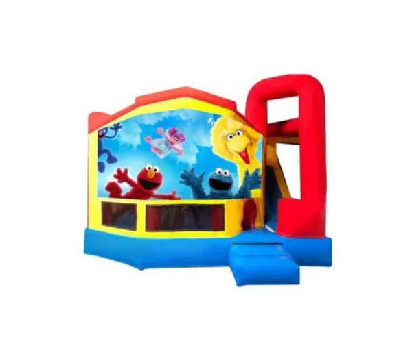 Sesame Street Medium Internal Slide Jumping Castle
