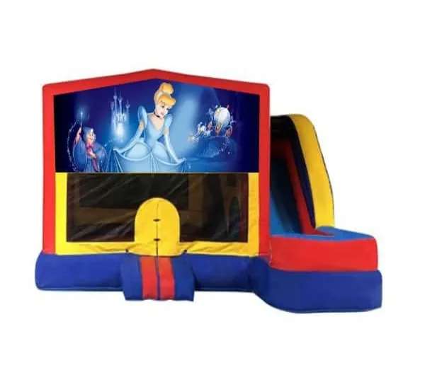 Cinderella Medium External Slide Jumping Castle