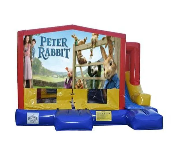 Peter Rabbit Small External Slide Jumping Castle