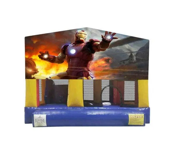 Iron Man Small Slide Jumping Castle