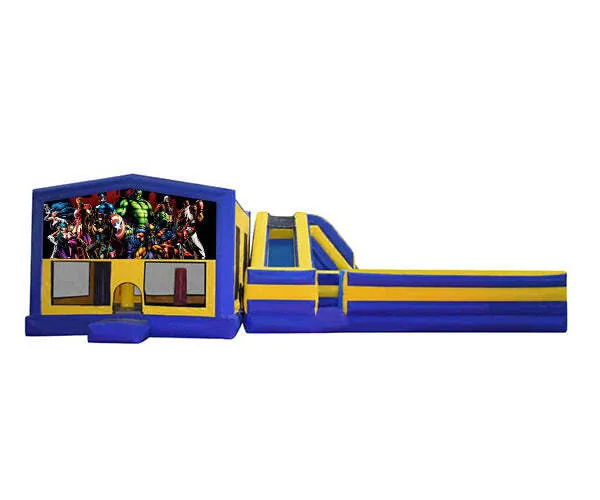 Marvel Super Heroes Obstacle Mega Combo Jumping Castle