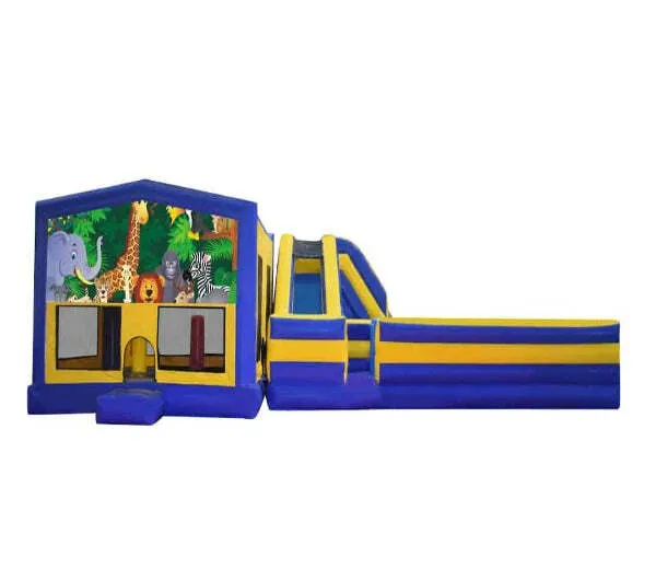 Jungle Obstacle Mega Combo Jumping Castle