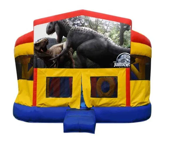 Jurassic Double Super Drop Combo Jumping Castle
