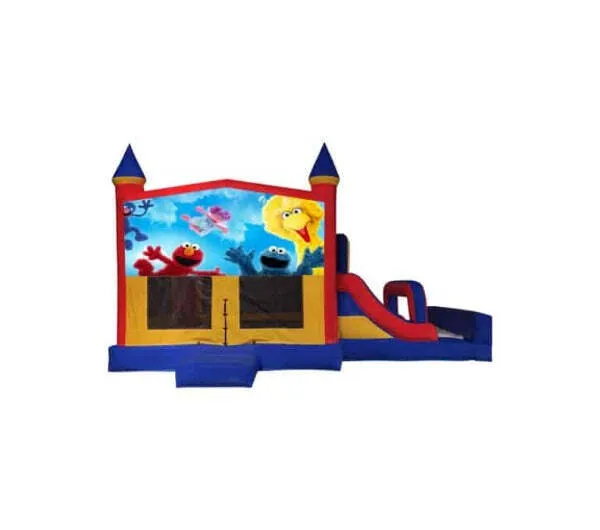 Sesame Street Mega Combo Jumping Castle