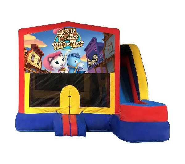 Sheriff Callies Medium External Slide Jumping Castle